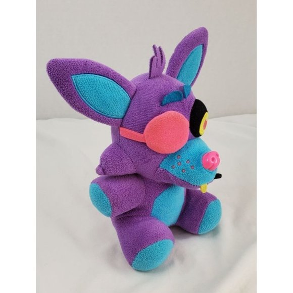 FNAF Five Nights at Freddy's Blacklight Purple Foxy Plush 8” 2017 Funko - Picture 4 of 4